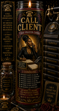 Call Client Prayer Candle