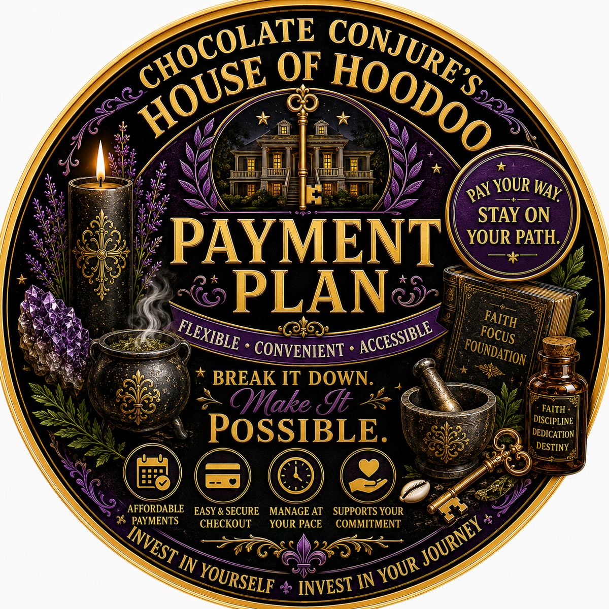Chocolate Conjure’s House of Hoodoo Student Payment Plans