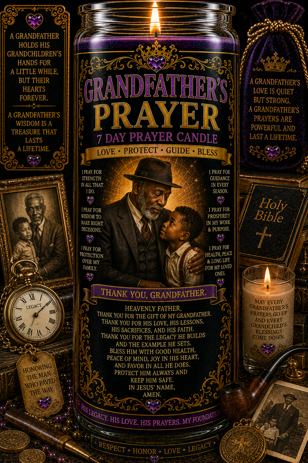 Grandfather's Prayer Candle