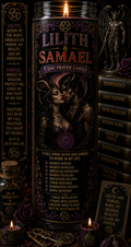 Lilith & Samael Prayer Candle