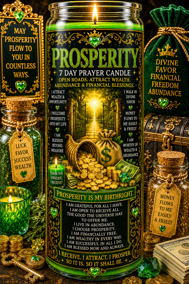 Prosperity Prayer Candle