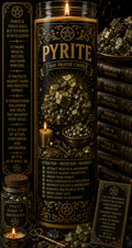 Pyrite Prayer Candle