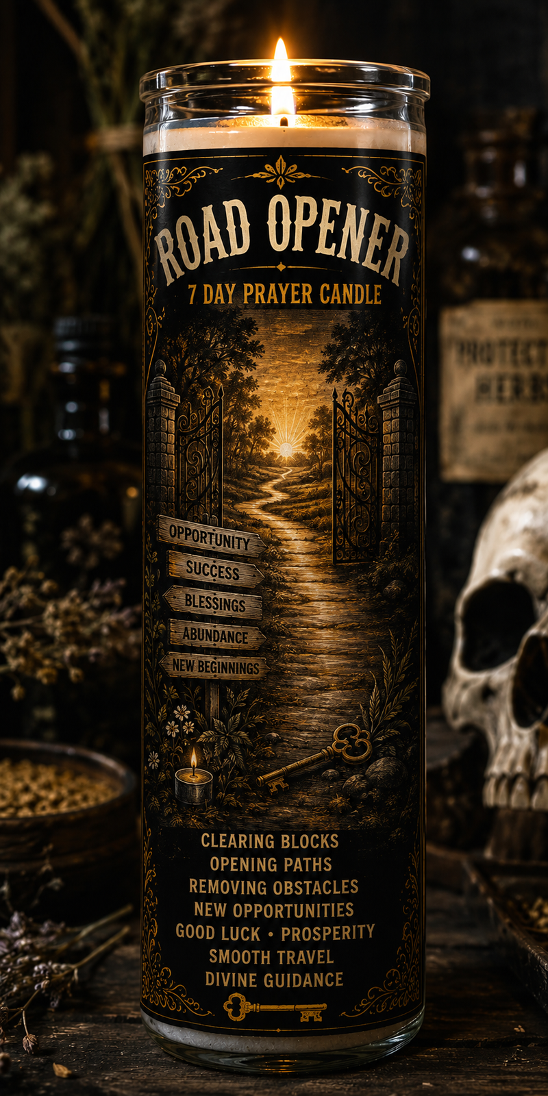 Road Opener Prayer Candle