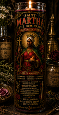 Saint Martha La Dominadora Prayer Candle