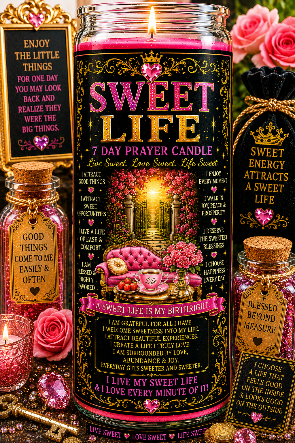 Sweet Life Prayer Candle